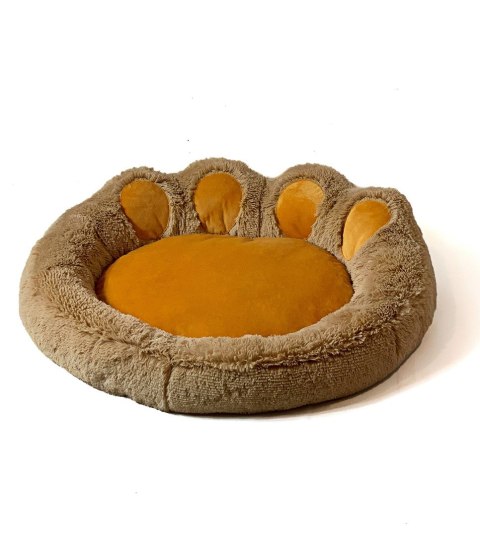 Go Gift GO GIFT Łapa Legowisko dla psa i kota L - camel - 55x55 cm Go Gift GO GIFT Łapa Legowisko dla psa i kota L - camel - 55x55 cm