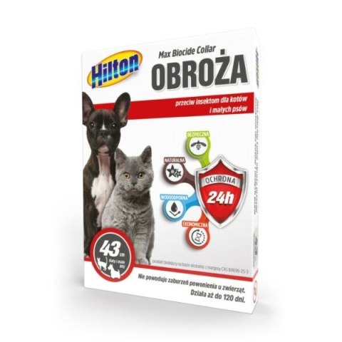 Hilton HILTON Obroża Przeciw Insektom z Margosą Dł. 43cm dla kota/psa