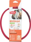 ZOLUX ZOLUX Obroża LED silikon BIVOUAK czerwona