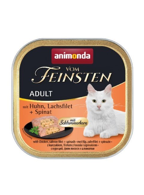 Animonda ANIMONDA Vom Feinsten Classic Cat smak: kurczak, łosoś + szpinak 100g