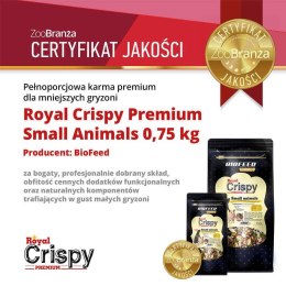 BIOFEED BIOFEED Royal Crispy Premium Small Animals 0,75kg