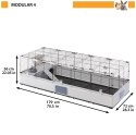 FERPLAST FERPLAST MODULAR 4 CAGE 179x72x56 cm