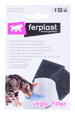 FERPLAST VEGA FILTER - filtr węglowy do fontanny - 2 sztuki