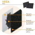 FERPLAST VEGA FILTER - filtr węglowy do fontanny - 2 sztuki