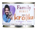 Family FIRST FAMILY FIRST Adult Danie z królikiem - mokra karma dla kota - 200g