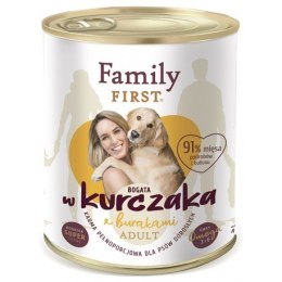 Family FIRST FamilyFirst Bogata w kurczaka+burak adult 800g