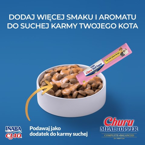 INABA INABA MEAL TOPPER Tuńczyk z łososiem - kot 4x14g INABA INABA MEAL TOPPER Tuńczyk z łososiem - kot 4x14g