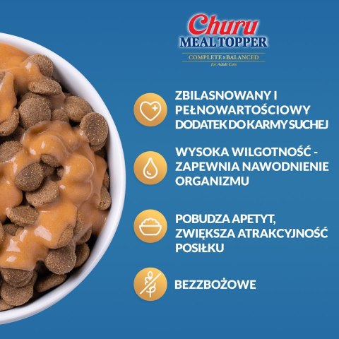 INABA INABA MEAL TOPPER Tuńczyk z łososiem - kot 4x14g INABA INABA MEAL TOPPER Tuńczyk z łososiem - kot 4x14g
