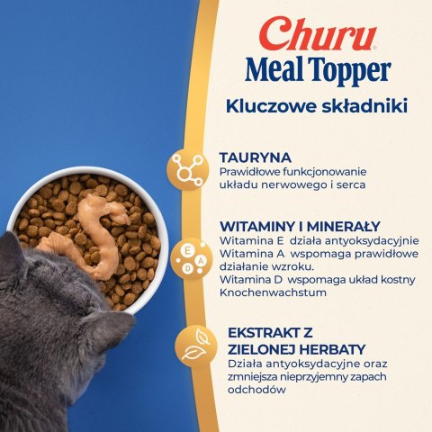INABA INABA MEAL TOPPER Tuńczyk z łososiem - kot 4x14g INABA INABA MEAL TOPPER Tuńczyk z łososiem - kot 4x14g