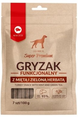 MACED MACED Gryzak Funkcjonalny z Miętą i Zieloną Herbatą - gryzak dla psa - 100 g