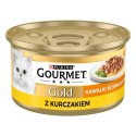 PURINA NESTLE Gourmet Gold Sauce Delights mokra karma dla kota z kurczakiem 85 g