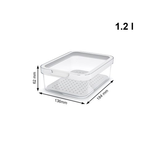 Rotho Rotho Multibag Cauma Style 25L trans/biały Rotho Rotho Multibag Cauma Style 25L trans/biały