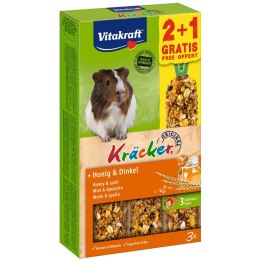 Vitakraft VITAKRAFT Kracker miód - przysmak dla świnki - 2+1