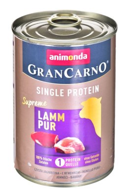 Animonda ANIMONDA GranCarno Single Protein jagnięcina - mokra karma dla psa - 400g