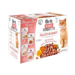 Brit BRIT Care Cat Adult Fillets in Gravy - mokra karma dla kota - 12x 85 g