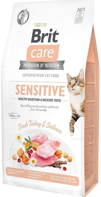 Brit BRIT Care Grain-Free Sensitive Turkey&Salmon - sucha karma dla kota - 2 kg Brit BRIT Care Grain-Free Sensitive Turkey&Salmon - sucha karma dla kota - 2 kg