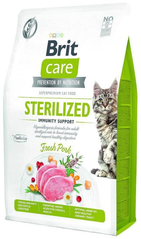 Brit BRIT Care Grain-Free Sterilized Immunity - sucha karma dla kota - 7 kg