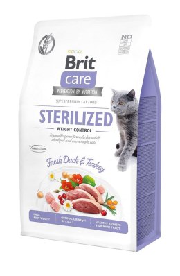 Brit BRIT Care Grain-Free Sterilized Weight Control - sucha karma dla kota - 2 kg