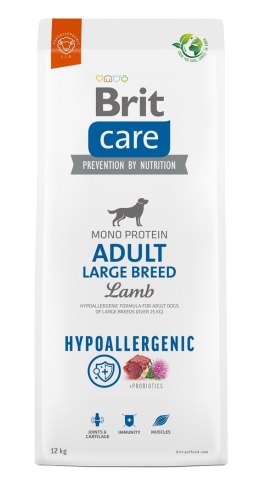 Brit BRIT Care Hypoallergenic Adult Large Breed Lamb - sucha karma dla psa - 12 kg