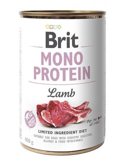 Brit BRIT Mono Protein jagnięcina - mokra karma dla psa - 400 g