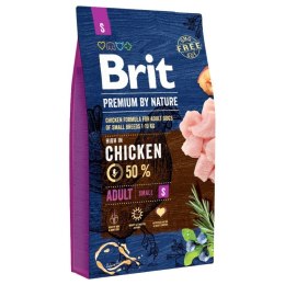 Brit BRIT PREMIUM BY NATURE Adult S - sucha karma dla psów małych ras - 8 kg