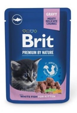 Brit BRIT Premium by Nature Kitten White fish - mokra karma dla kota - 100 g