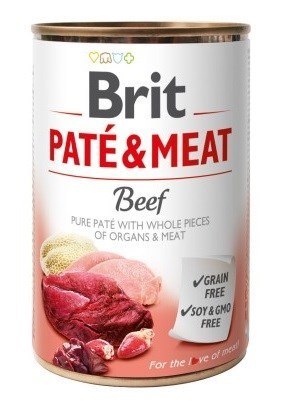 Brit Karma BRIT PATÉ & MEAT- Włowina - mokra karma dla psa 400g