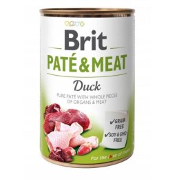 Brit Karma BRIT PATÉ & MEAT z kaczką - mokra karma dla psa 400g