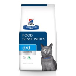 Hill's HILL'S Prescription Diet Food Sensitivities d/d Feline z kaczką i zielonym groszkiem - sucha karma dla kota z alergią - 1,5 kg