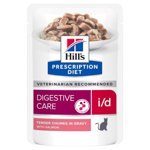 Hill's Hill's Prescription Diet Digestive Care i/d Feline z łososiem - mokra karma dla kota - 85 g