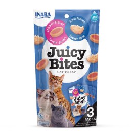 INABA INABA CAT JUICY BITES kurczak i tunczyk - przysmak dla kota 3 x 11 g