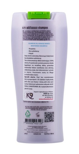 NATURE'S PROTECTION Nature's Protection K9 Whiteness Shampoo 300 ml