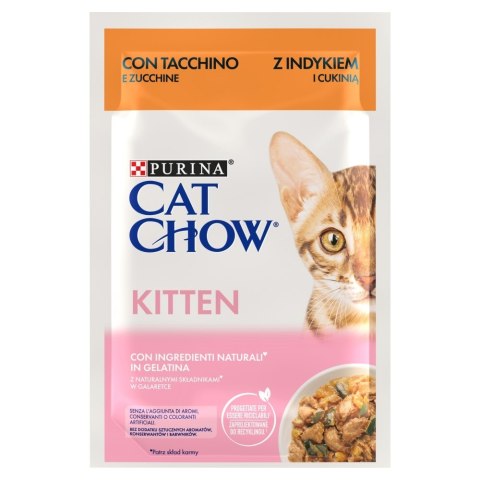 PURINA NESTLE PURINA CAT CHOW Kitten Indyk 85g