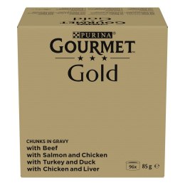 PURINA NESTLE PURINA GOURMET GOLD Kawałki w sosie 96x85g