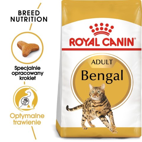 Royal Canin ROYAL CANIN Bengal Adult - sucha karma dla dorosłego kota - 2 kg Royal Canin ROYAL CANIN Bengal Adult - sucha karma dla dorosłego kota - 2 kg