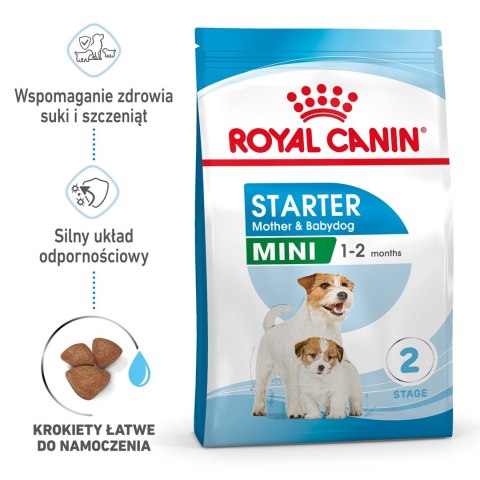 Royal Canin ROYAL CANIN SHN Mini Starter Mother & Babydog - sucha karma dla psa - 4 kg Royal Canin ROYAL CANIN SHN Mini Starter Mother & Babydog - sucha karma dla psa - 4 kg