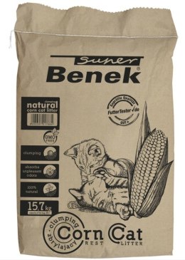 Super Benek CERTECH Super Benek Corn Cat - żwirek kukurydziany zbrylający 25 l