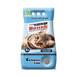 Super Benek Certech Super Benek Compact Naturalny - żwirek dla kota zbrylający 5 l