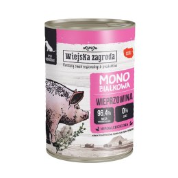 Wiejska zagroda Wiejska Zagroda Monobiałkowa dla psa Wieprzowina 400g