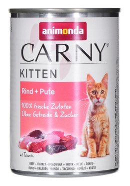 Animonda ANIMONDA Carny Kitten Wołowina Indyk - mokra karma dla kota - 400g