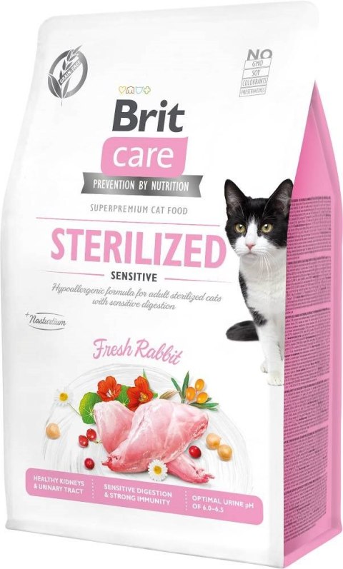 Brit BRIT Care Grain-Free Sterilized Sensitive - sucha karma dla kota - 2 kg