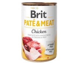 Brit BRIT PATÉ & MEAT z kurczakiem - mokra karma dla psa - puszka - 400 g