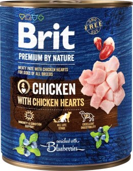 Brit BRIT Premium by Nature Chicken with hearts - mokra karma dla psa - 800 g