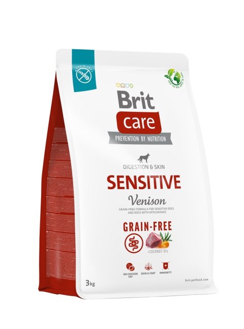 Brit Brit Care Grain-Free Sensitive Venison - sucha karma dla psa - 3 kg