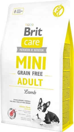 Brit Brit Care Mini Grain Free Adult Lamb - sucha karma dla psów dorosłych małych ras - 2 kg