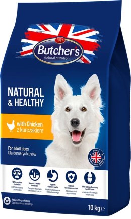 Butcher's Butcher's Natural&Healthy z kurczakiem - sucha karma dla psa - 10 kg