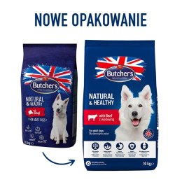 Butcher's Butcher's Natural&Healthy z wołowiną - sucha karma dla psa - 10 kg