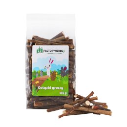 Factoryherbs FACTORYHERBS Gałązki gruszy 150g królik i gryzoń