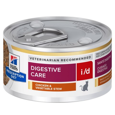 Hill's HILL'S PD Diet i/d Digestive Care Feline potrawka z kurczaka - mokra karma dla kota - 82 g