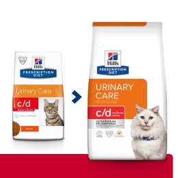 Hill's HILL'S Prescription Diet Urinary Care Feline c/d Multicare Stress Chicken - sucha karma dla kota - 1,5 kg